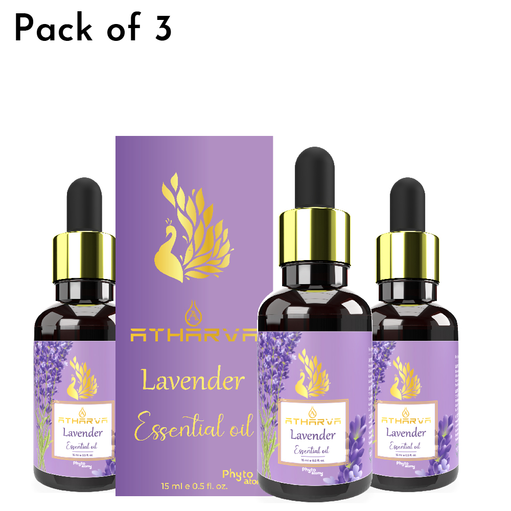 Atharva Lavender Essential Oil (15ml) Pack Of 3